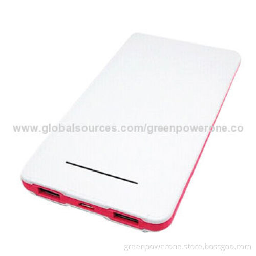 Super slim, PU surface power bank with 6,000mAh, GP168